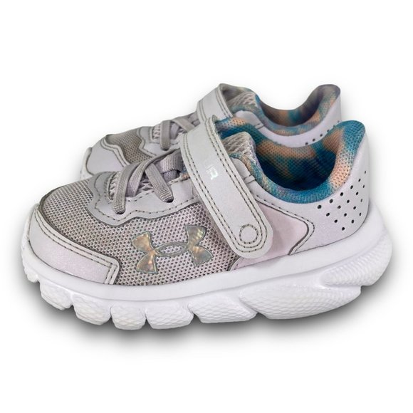 Under Armour Assert 9 Sky Sneakers 3025869-500 Slip On Light Purple Toddler 5 - Picture 2 of 9